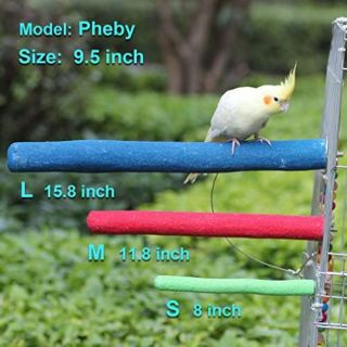 Parrot perch คอนลับเล็บติดกรง