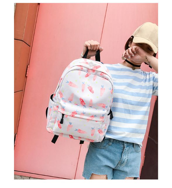 กระเป๋าเป้ลายแครอท-พร้อมส่ง