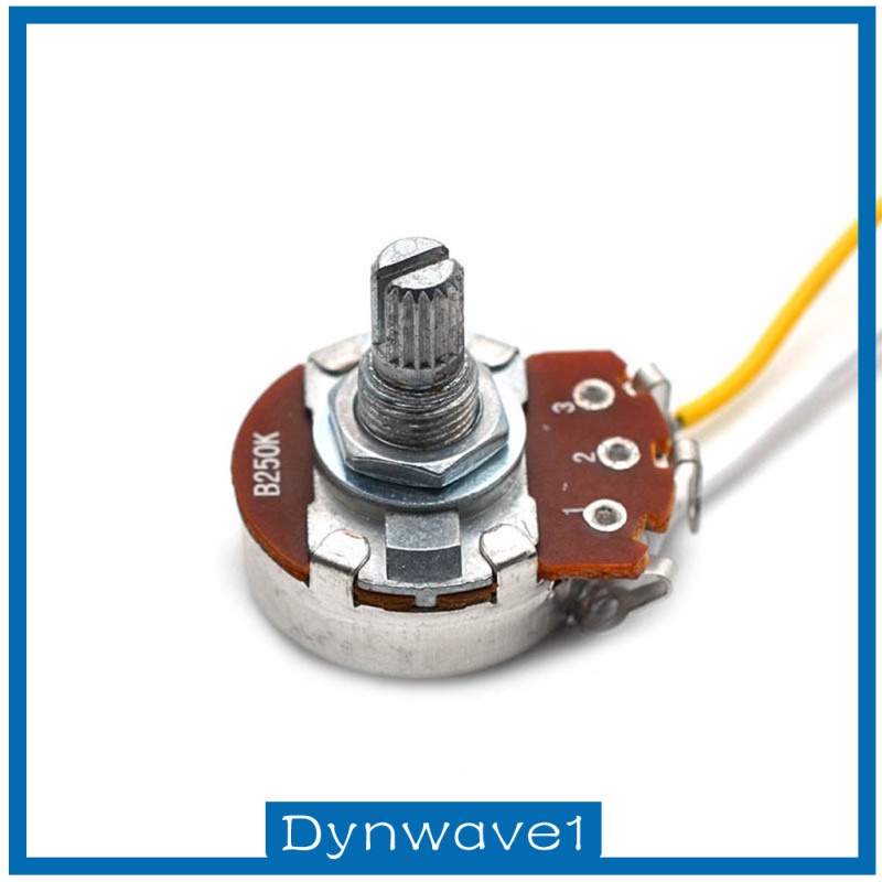 dynwave1-diy-สายไฟวงจรเบสแจ๊ส-a250k-b250k-พอต-ซ็อกเก็ต