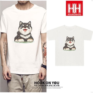 เสื้อยืดโอเวอร์ไซส์เสื้อยืดแขนสั้น ผ้าฝ้าย ทรงหลวม ลายแพนด้า แฟชั่นฤดูร้อน สไตล์เกาหลี สําหรับผู้ชาย คู่รักS-4XL