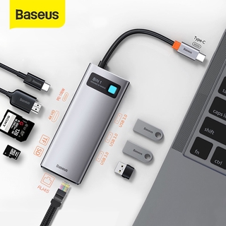 Baseus อะแดปเตอร์ฮับ Type C เป็น HDMI USB 3.0 8 in 1 4in1