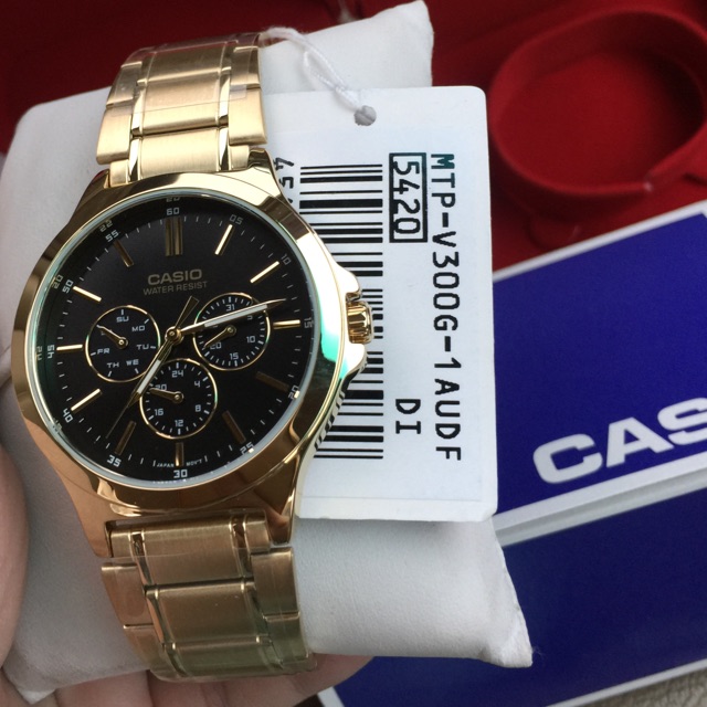 นาฬิกาข้อมือ-casio-standard-analog-men-รุ่น-mtp-v300g-1a-นาฬิกาข้อมือผู้ชาย