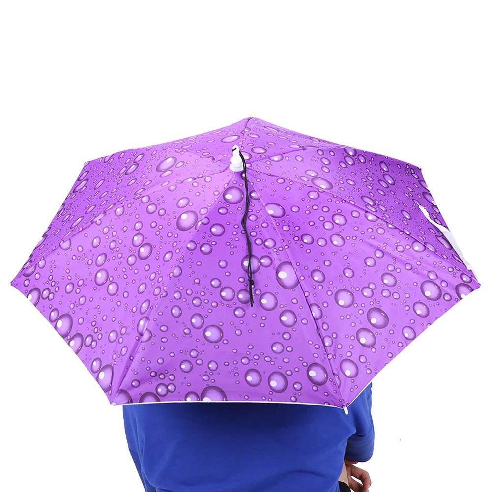ภาพสินค้าหมวกร่ม ป้องกันรังสียูวี 2 ชั้นหมวกร่มขนาด ร่มและอุปกรณ์กันน้ำ กว้าง77cm ร่มตกปลา ร่มพับ ร่ม Umbrella จากร้าน car_auto1 บน Shopee ภาพที่ 2