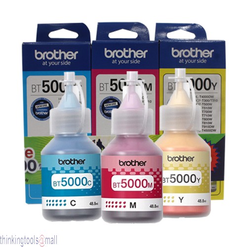 BT-5000 Cyan Ink Bottle Ink cartridge Brother หมึกเติม หมึกสี ของแท้ ...