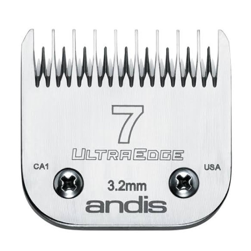 andis-ultraedge-เบอร์7-ใบมีดตัดขนสุนัขและแมว-3-2mm