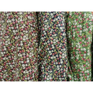 ผ้าเมตร ผ้าหลา ผ้าเเคนวาส​ ผ้าลายดอกไม้​ ผ้าพิมพ์ลาย หน้ากว้าง 65 นิ้ว Fabric Canvas Flowers