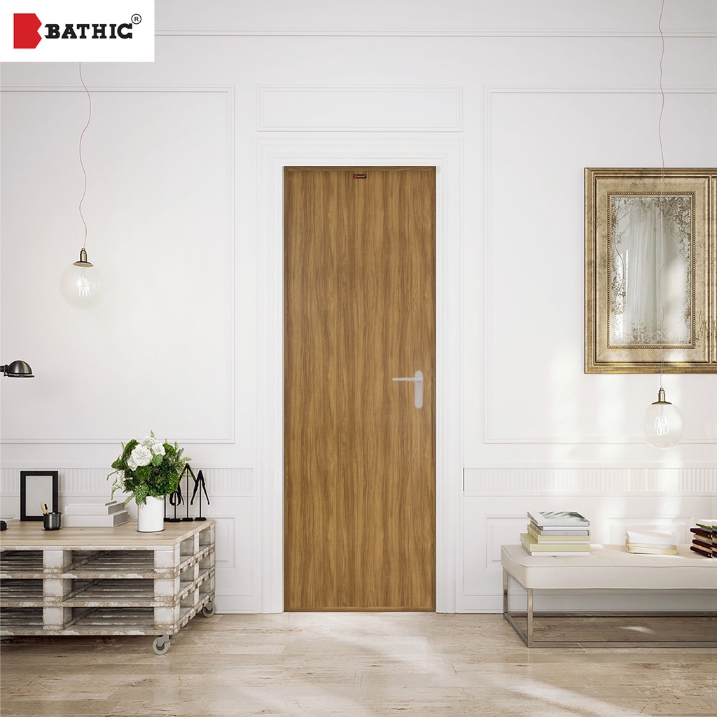 BATHIC ประตูพีวีซีบาธติค รุ่นลามิเนต BL1 | Shopee Thailand