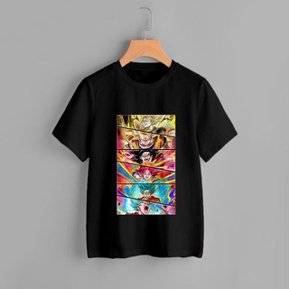 HH Dragonball เสื้อยื้ดลายการ์ตูนดราก้อนบอล Black เสื้อยืดผ้าฝ้าย