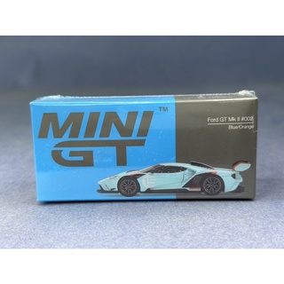 ▪️Ford GT Mk II #002 Blue/Orange #359 Scale 1:64 ยี่ห้อ Minigt