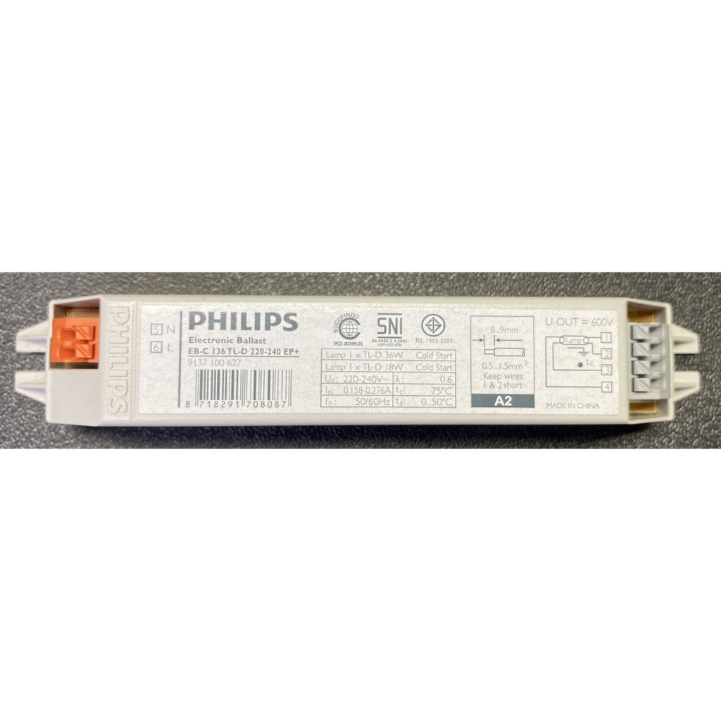 บัลลาสต์อิเล็กทรอนิกส์-อีโค-เพาว์เวอร์-philips-eb-c-136-tl-d-220-24