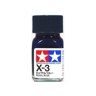 สีทามิย่าสูตรอีนาเมล Enamel X3 Royal Blue 10ml