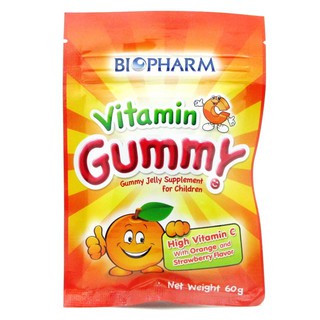 ภาพหน้าปกสินค้าBIOPHARM GUMMY VITAMIN C 8\'s (1ซอง) วิตามินเคี้ยวสำหรับเด็ก ที่เกี่ยวข้อง