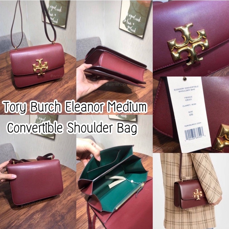 กระเป๋า Tory Burch Eleanor Medium Convertible Shoulder Bag  ***ทักแชทเช็คสต้อคก่อนสั่งซื้อ | Shopee Thailand