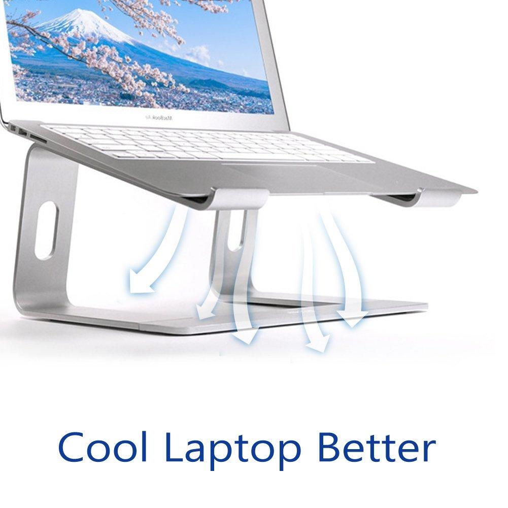 ขาตั้งแล็ปท็อปอลูมิเนียมอัลลอยระบายอากาศระบายความร้อนสำหรับโน้ตบุ๊ค-macbook-ipad-แท็บเล็ต-notebook-laptop-stand