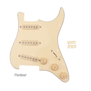 [Fenteer] 1ชั้น 11 ช่องอุปกรณ์เสริม Ceramic Plate Copper Pickguard สําหรับกีตาร์ไฟฟ้าเครื่องดนตรี