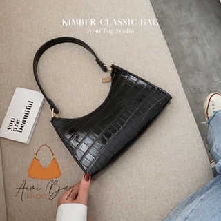 ภาพหน้าปกสินค้า(พร้อมส่งจากไทย) A001 KIMBER CLASSIC BAG กระเป๋าสะพายไหล่ซิปโค้งคลาสสิค กระเป๋าสะพายไหล่หนังเงาวินเทจ ที่เกี่ยวข้อง