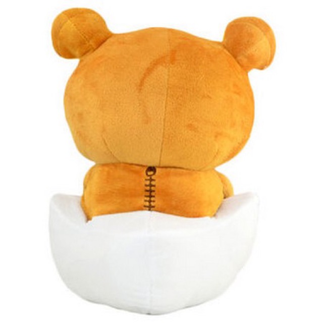 แท้-100-จากญี่ปุ่น-ตุ๊กตา-ซานเอ็กซ์-รีลัคคุมะ-san-x-rilakkuma-tamagotch-theme-egg-cushion-egg-plush-doll