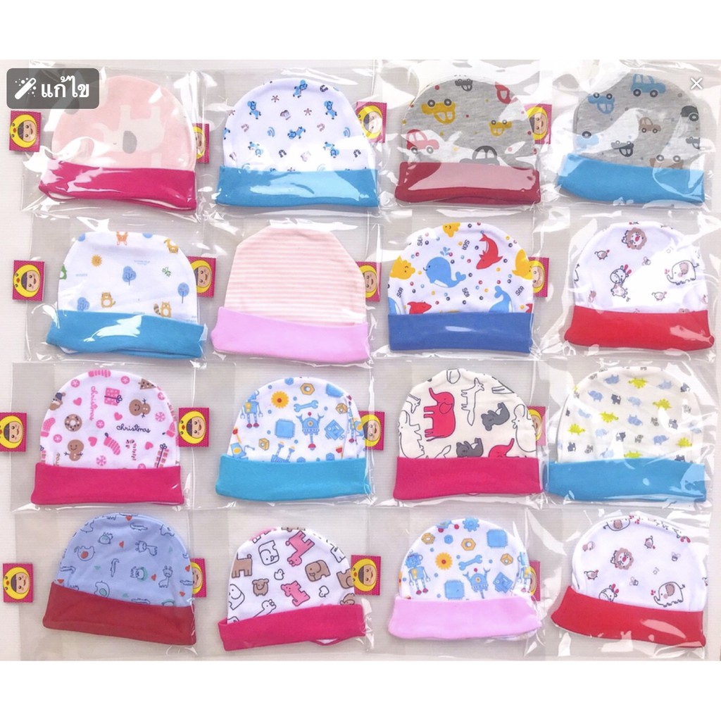 ภาพสินค้าถุงมือ ถุงเท้าเด็กอ่อน พิมพ์ลาย 0-6 เดือน (1คู่2ชิ้น) จากร้าน baby_sell บน Shopee ภาพที่ 3