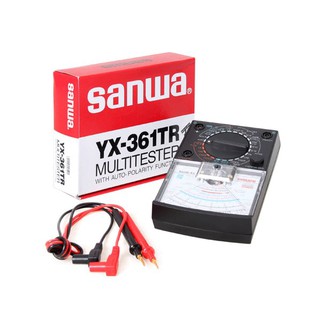 SANWA YX-361TR มัลติมิเตอร์ มิเตอร์วัดไฟฟ้า เครื่องมือวัดช่างอิเล็กทรอนิกส์ ซันวา Made in Japan