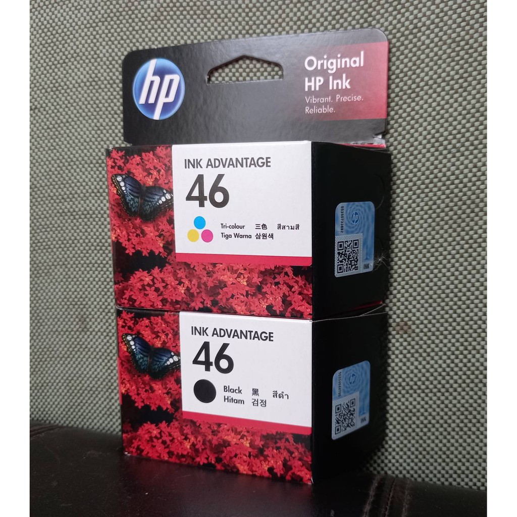 hp-46-bk-46-col-pack-สี-ดำ-แท้ศูนย์ของใหม่คุณภาพ100-ช้-พริ้นเตอร์-รุ่น-advantage-2020hc-2520hc-2029-2529-4729