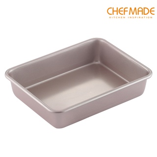 CHEFMADE 9นิ้วพิมพ์ทำเค้ก,Non-Stickขนมปังสี่เหลี่ยมและกระทะทอดเนื้อแบบไม่ติด,สำหรับเตาอบในครัวเบเกอรี่WK9444