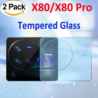 2 Pcs Vivo V25 Pro V25e X80 Pro 5G ฟิล์มกระจกนิรภัยกันรอยเลนส์กล้อง 3D สําหรับ