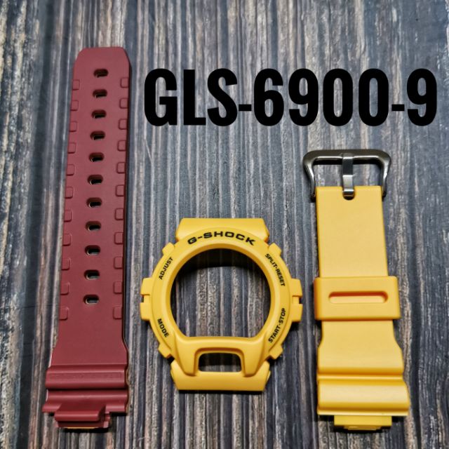 fit-gls-glx-g-6900e-gb-6900-กรอบเปลี่ยนและวงดนตรี-เรซิน-คุณภาพสูง-ฟรีเครื่องมือ-ฟรีสปริงบาร์