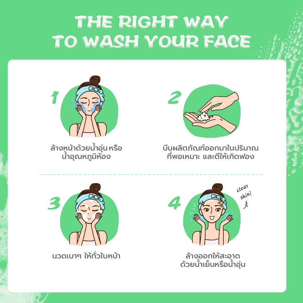 ภาพสินค้าYOU Hy Amino AC-Ttack Anti-Acne Facial Wash จากร้าน y.o.u_thailand_official บน Shopee ภาพที่ 8