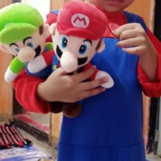 ตุ๊กตาโมเดลตุ๊กตาซูเปอร์มาริโอ Luigi &amp; Mario 1ชิ้น