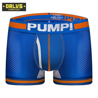 [ORLVS]Male Underwear pump Men Boxers Shorts Comfortable Underpants Men Trunk Breathable Mesh Shorts H118