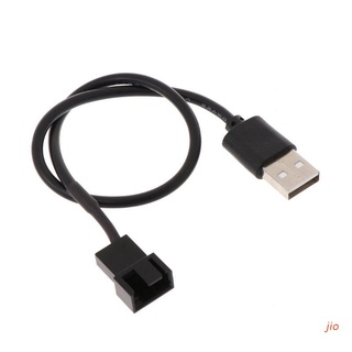 ภาพหน้าปกสินค้าjio USB 2.0 A Male to 3-Pin / 4-Pin PWM 5V USB Sleeved Fan Power Adapter Cable Case Fan Adapter Connector Cable ซึ่งคุณอาจชอบราคาและรีวิวของสินค้านี้