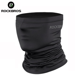 ROCKBROS ผ้าไหมน้ำแข็ง กันแดด ผ้ายืดหยุ่น ระบายอากาศดี หน้ากากกันฝุ่น PM2.5 จักรยาน มอเตอร์ไซค์