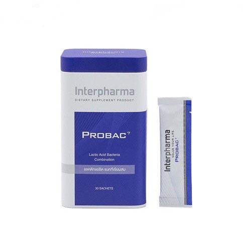 ภาพสินค้าInterpharma Probac7 10 ซอง  โปรแบคเซเว่น Lactic Acid Bacteria Probac แลคติกแอซิด แบคทีเรียผสม จากร้าน medicalsupport บน Shopee ภาพที่ 4
