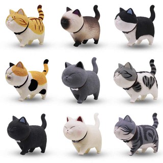 แมว Neko Kawaii ขนาด 40 x 46 mm. ของเล่นน่ารัก ตุ้ยนุ้ย ขวัญใจเด็กๆ ของขวัญ