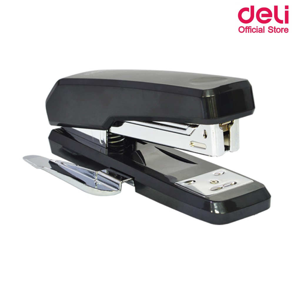 deli-0326-half-strip-stapler-เครื่องเย็บกระดาษ-25-แผ่น-มีที่ถอนลวดในตัว-คละสี-1-ชิ้น-ที่เย็บกระดาษ-เครื่องเขียน