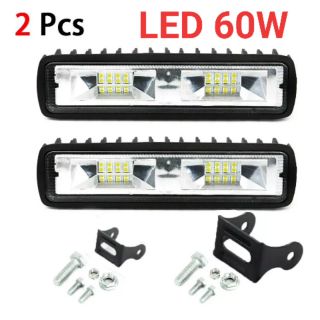 LED 60w 12v-24v LED Light Bar ไฟสปอร์ตไลท์ ติดรถมอเตอร์ไซค์ รถยนต์