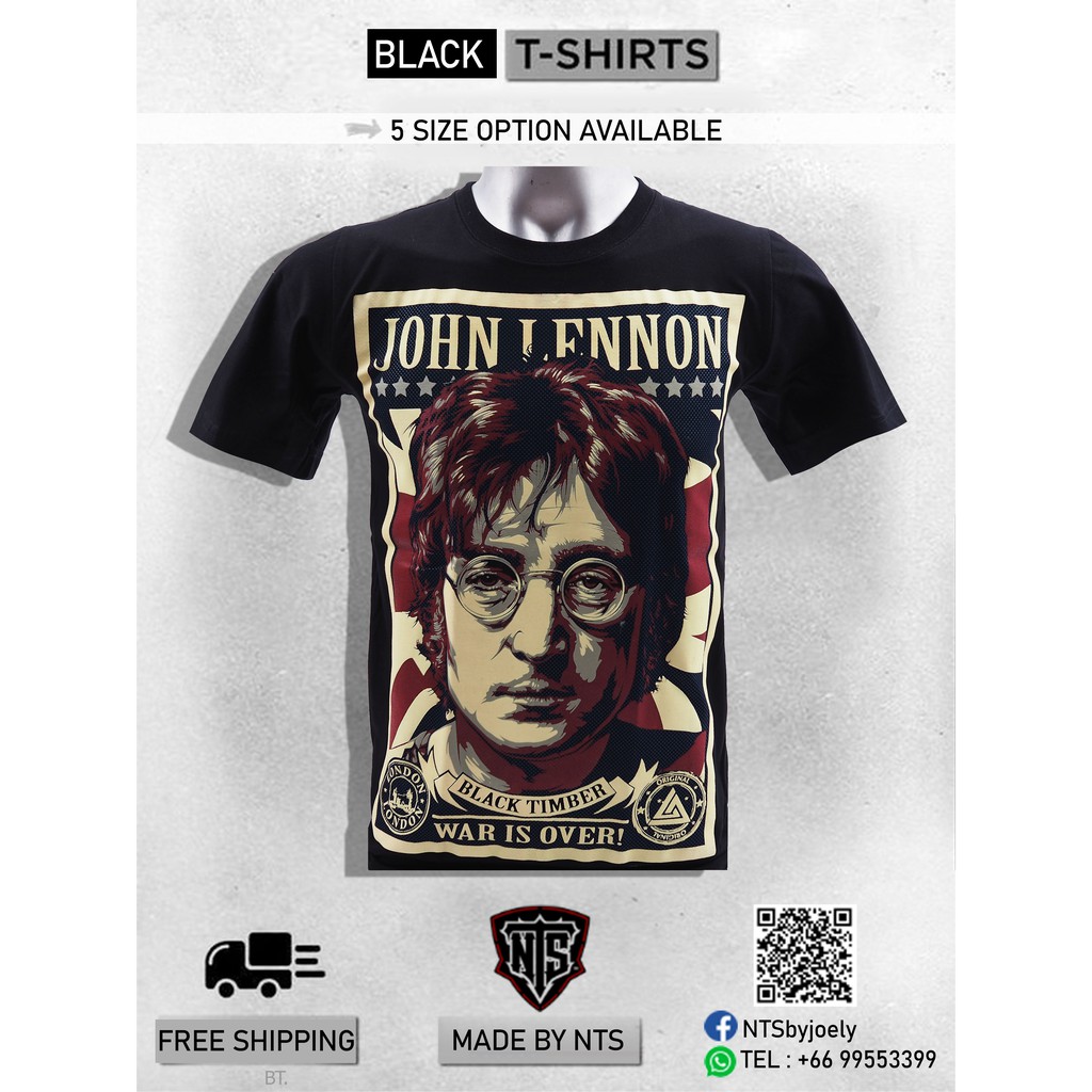 เสื้อยืดnts-รุ่น-roc-john-lennon