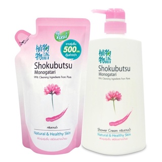 ครีมอาบน้ำ SHOKUBUTSU MONOGATARI 500 มล. (ชนิดถุงเติม)