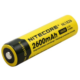 แบตเตอรี่ Nitecore NL 1826