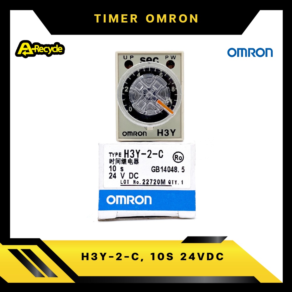 omron-h3y-2-c-10s-24vdc-timer-relay-omron-2-contact-8-ขา