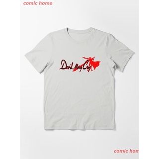 2022 Devil May Cry Essential T-Shirt เสื้อยืด ดพิมพ์ลาย ดผ้าเด้ง คอกลม cotton แฟชั่น discount Unisex