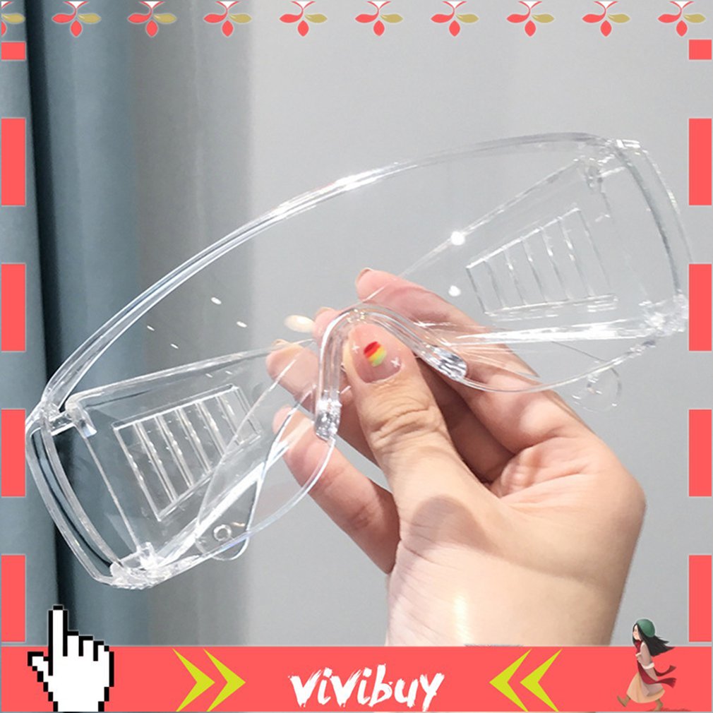 ภาพหน้าปกสินค้าแว่นกันลม แว่นตากันลม ป้องกันหมอก ป้องกันน้ำลาย ป้องกันน้ำกระเซ็น แว่นตากันลม ระบายอากาศ