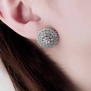 Diamond Earring งานเพชร CZ แท้ งานสวยมว้ากกกกกถึงมากที่สุดคะ รุ่นนี้แนะนำเลยค่ะ