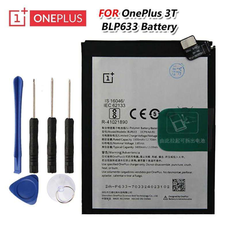 Battery OnePlus BLP633 แบตเตอรี่สำหรับ OnePlus 3T A3010 ความจุ 3400mAh ...
