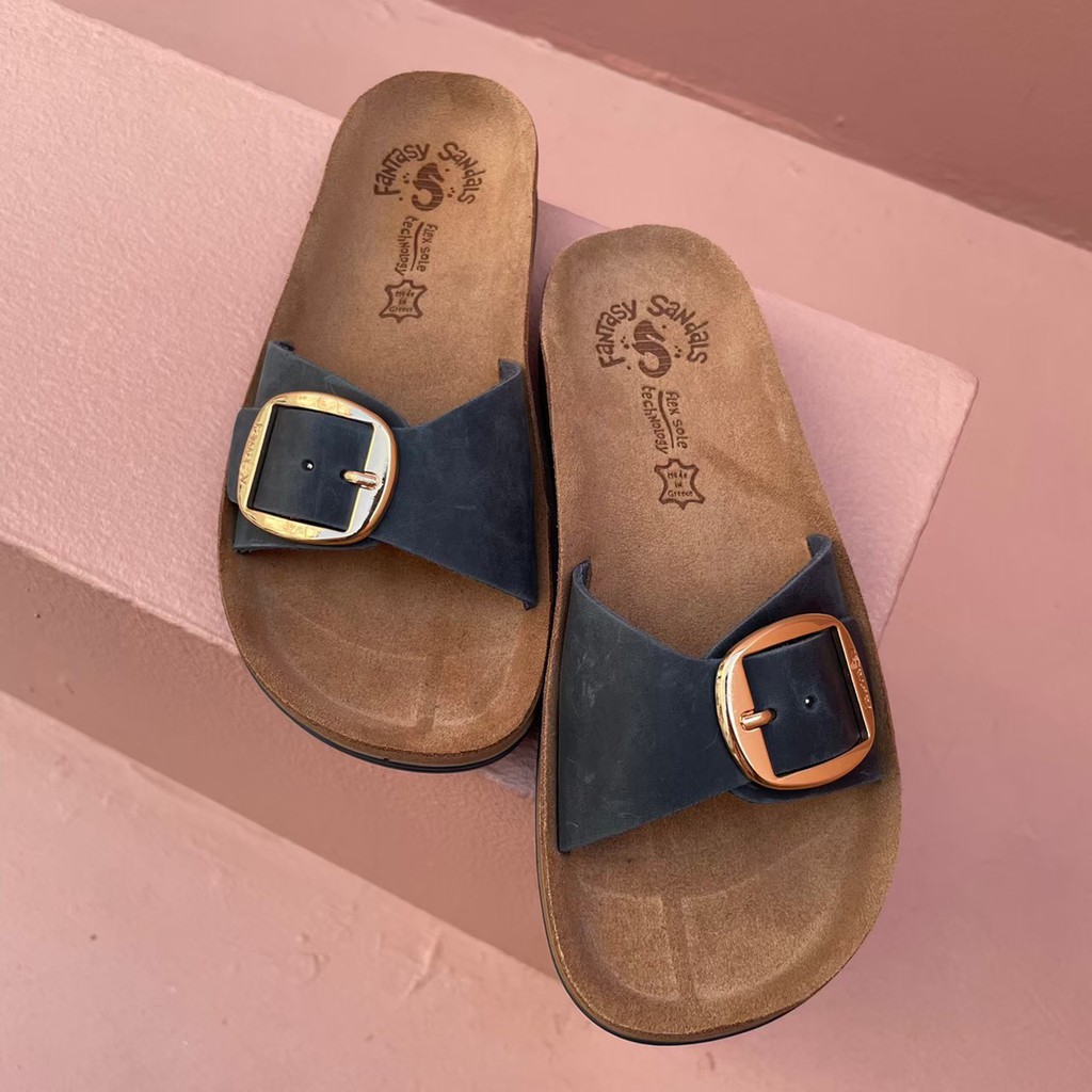 fantasy-sandals-รองเท้าแตะหนังแท้-พื้นยืดหยุ่น-รุ่น-kate-blue-brush