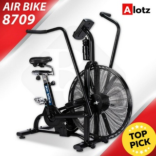 Alotz Fitness จักยานออกกำลังกาย Air Bike รุ่น BG8709 พร้อมหน้าจอ LCD แสดงผลการทำงาน หน้าจอภาษาไทย