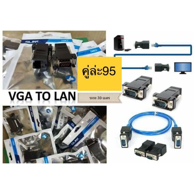 ตัวแปลง-vga-เป็นสาย-lan-vga-to-lan-vga-to-rj45-ตัวเมีย