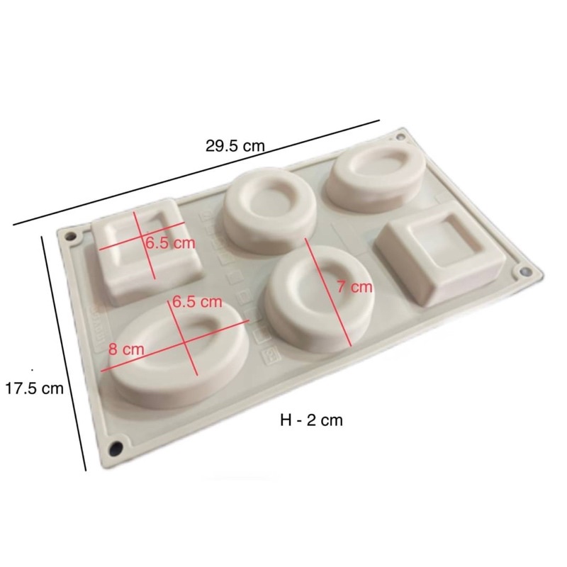ซิลิโคน-แม่พิมพ์-รูปทรงเรขาคณิต