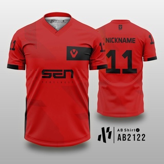 เสื้อกีฬาแขนสั้น ลายทีม Valorant Esport Ab2122