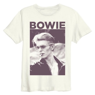【hot sale】เสื้อยืด ผ้าฝ้าย พิมพ์ลาย David Bowie บุหรี่ธรรมชาติ สวมใส่สบาย 2022